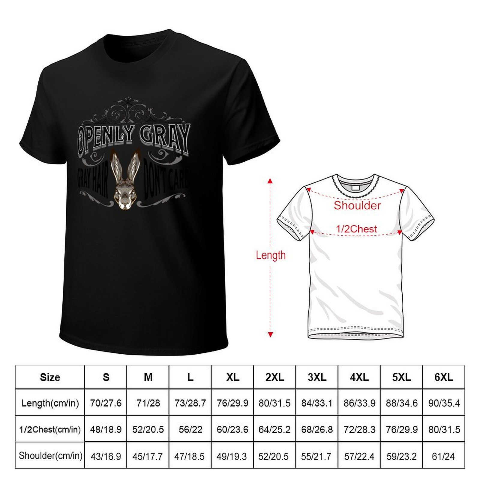 Camiseta con estampado de pelo - Hair Care Illustration reseña y precio