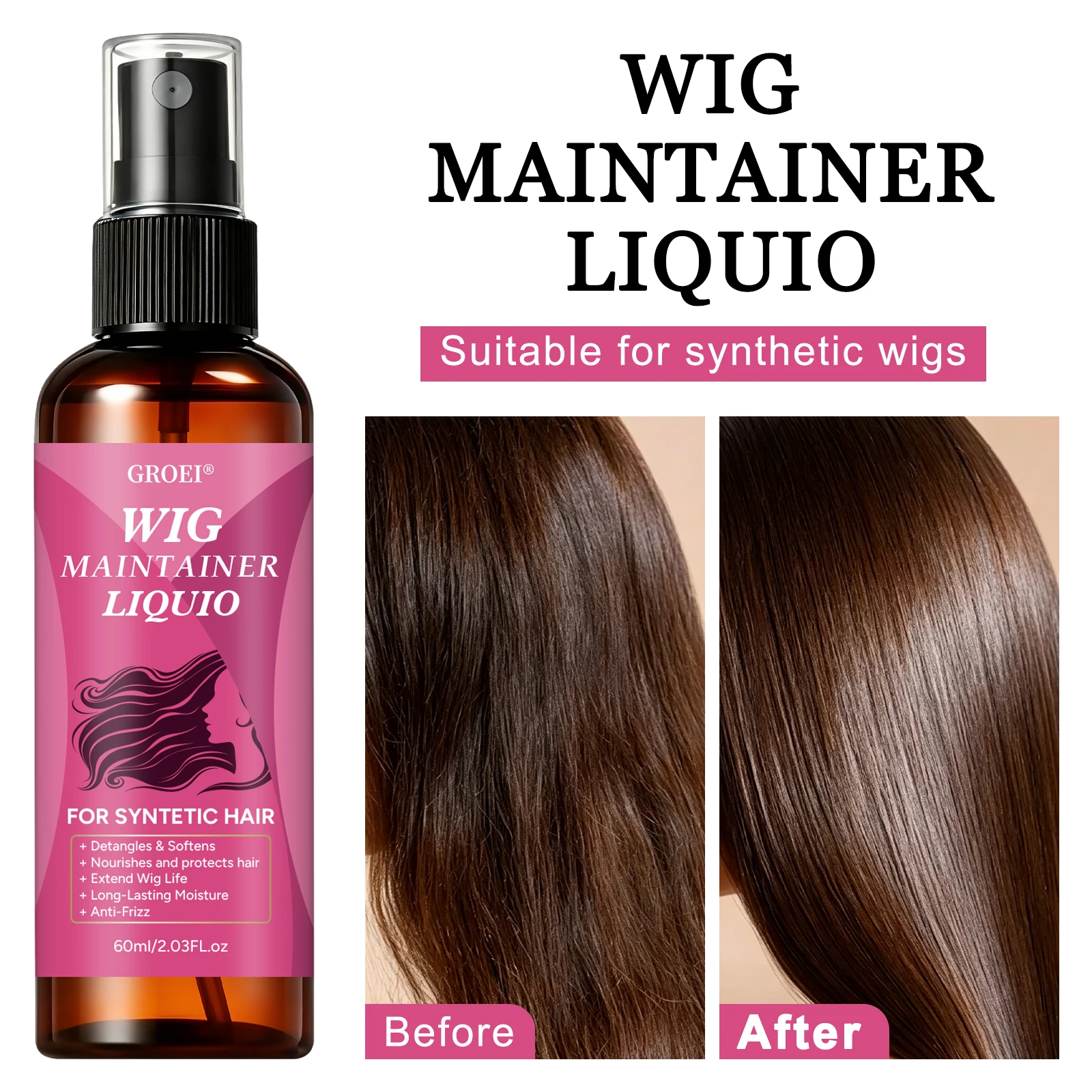Spray Mantenedor de Pelucas An - Hair Care Spray reseña y precio