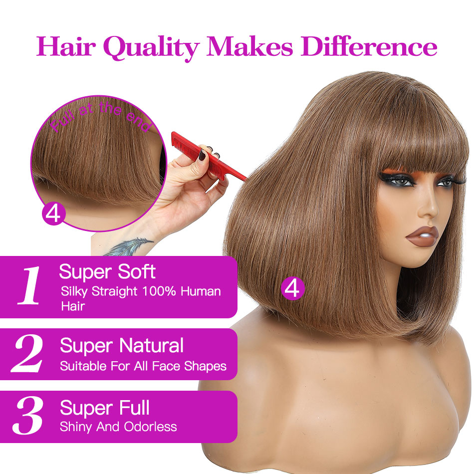 Pelucas de cabello humano liso - Hair Care Women reseña y precio