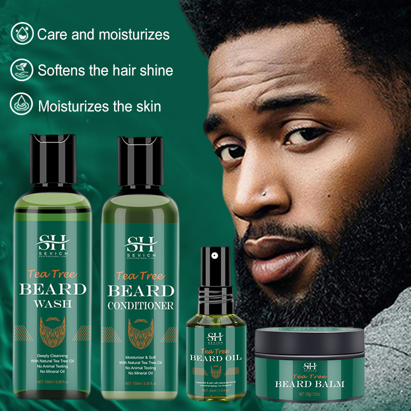 Juego de aceite de barba de ár - Hair Care Organic reseña y precio